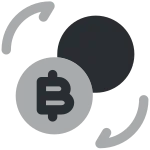 Bitcoin Convert SVG Icon